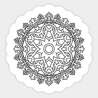 Inspirational MANDALA T-SHIRT MANDALA 027 Sticker